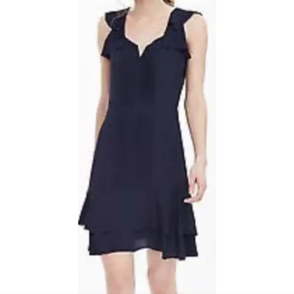 Banana Republic Elegant Blue Sleeveless Dress